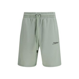 Off-white Bicolor Cotton Bermuda Mens Shorts