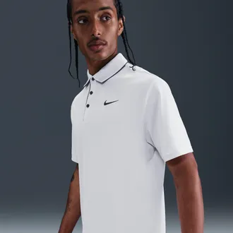 Nike Mens Tour Dri-FIT Golf Polo in White | FZ7497-100