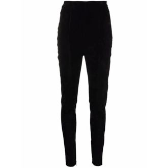 Balmain Skinny Leather Trousers
