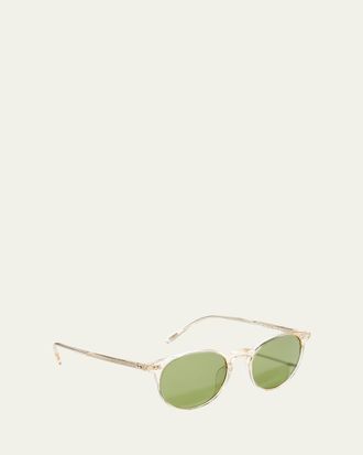 Oliver Peoples Riley Round Acetate Sunglasses