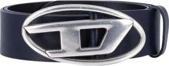Diesel B-1Dr Leren Riem - Heren - Riemen - Zwart - 75 CM - Leer - Accessoires