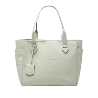 Loewe Pre-owned Heritage Leather 2way Tote Shoulder Bag - Pre-owned - Mujer - Blanco - ONE SIZE