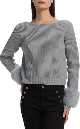 Ramy Brook Lisa Sweater In Heather Grey