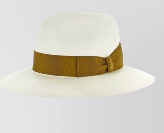 Borsalino amedeo hat pinched crown ribbon band