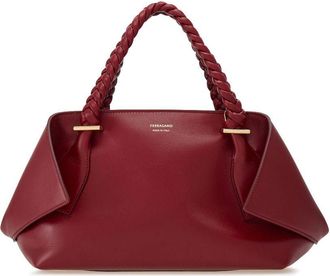 Ferragamo small Scarf tote bag - women - Leather - One Size - Red