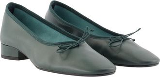 Aeyde Womens Onda Pumps - Aeyde Leather Green Calfskin Shoes