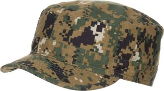 MFH Mens Ripstop BDU Field Cap Digital Woodland Size L