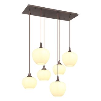 Globo Lighting L&aacute;mpara Colgante - Maxy - Marr&oacute;n - Vidrio - Gran L&aacute;mpara