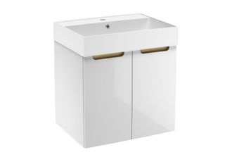 Puma Naturel - Mueble De Ba&ntilde;o Con Lavabo Stilla 60x60x45 Cm, Blanco (stillad06033u2)