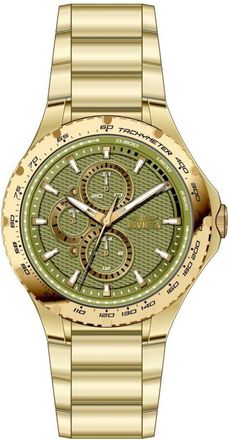 Invicta Aviator 50107 Herenhorloge - Quartz Uurwerk - Roestvrij Staal met Groene Wijzerplaat - 44 mm