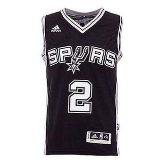 adidas Mens adidas Kawhi Leonard Swingman (black/away) Basketball Sports Splicing Black Jersey Asia Sizing A46147