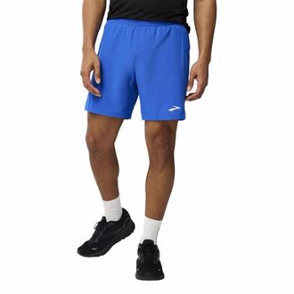 Brooks Mens Journey 7 2-In-1 Short In Neo Blue