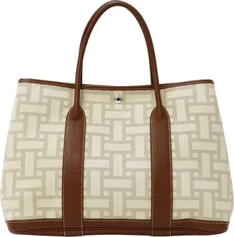 Herm&egrave;s Brown Handbag Tote Bag (Pre-Owned)
