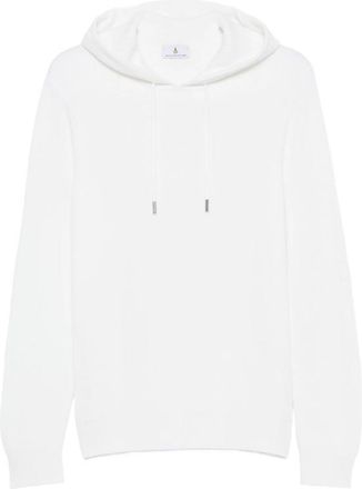 Magazzino Ricambi Ribbed-knit Drawstring Hoodie