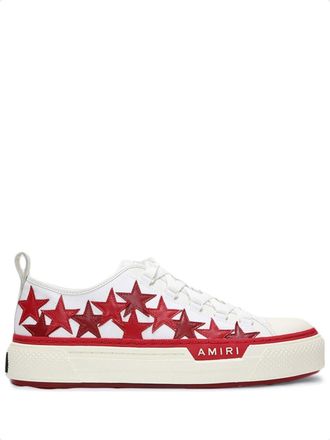 Amiri Star Court low-top sneakers - men - Cotton/Cotton/Rubber - 44 - White