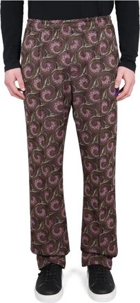 Baracuta Jacquard Broeken - Heren - Straight fit broeken - Veelkleurig - L - Polyester - Broeken