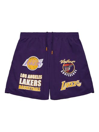 Mitchell & Ness Los Angeles Lakers shorts - men - Mesh - M - Purple