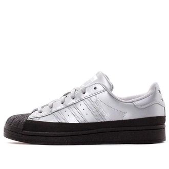 adidas (WMNS) adidas Superstar Silver Metallic Black FW3709