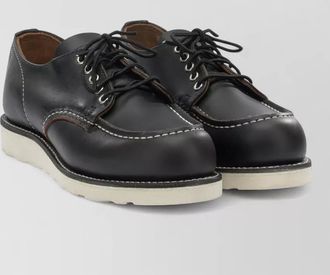 Red Wing Shoes moc toe oxford lace up low top
