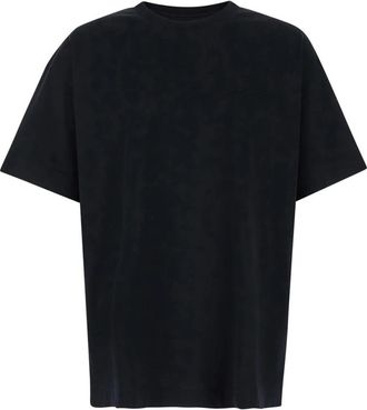 Givenchy T-shirt met reli&euml;flogo - Heren - T-shirts - Zwart - S - Katoen - Tops