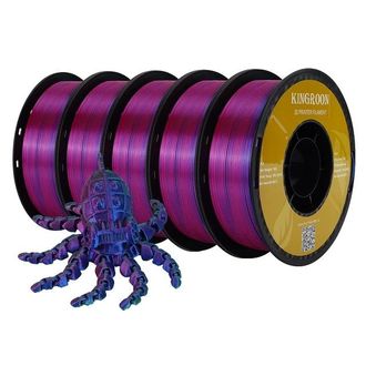 OEM Filamento Para Impresora 3d, Acabado Sedoso, Opciones Multicolor, Rojo, Verde, Azul