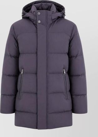 Paul & Shark quilted hooded down jacket