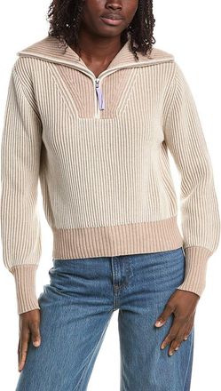 Isla Verity Plaited Rib 1/4-Zip Sweater