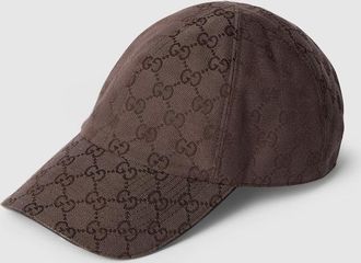 Gucci GG Cotton Canvas Baseball Hat, Brown
