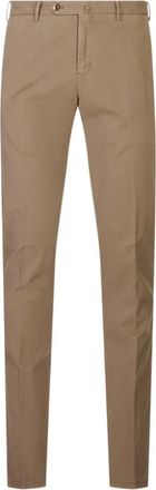 Pantaloni Torino Slim Fit Broek - Heren - Chinos - Bruin - XL - Broeken