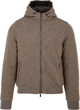 Moorer Coats - Heren - Vesten met rits - Bruin - XL - Hoodies & sweatvesten