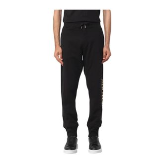 Versace Jeans Couture Sweatpants, male, Black, XL, Stylish Black Joggers