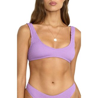 Billabong Summer High Jesse Bikini Top in Paradise Purple at Nordstrom Rack, Size X-Small