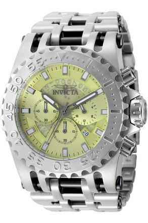 Invicta Coalition Forces 49759 Heren Horloge - Quartz Uurwerk - Roestvrij Staal met groene Wijzerplaat - 50mm