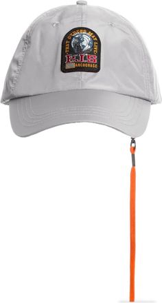 Parajumpers Cappello in cotone con applicazione - Bianco