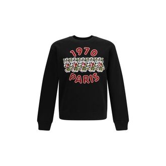 Kenzo Black Cotton Mens Sweatshirt