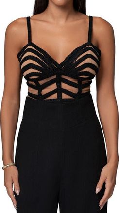 JLUXLABEL Serenity Sleeveless Top in Black at Nordstrom, Size X-Small