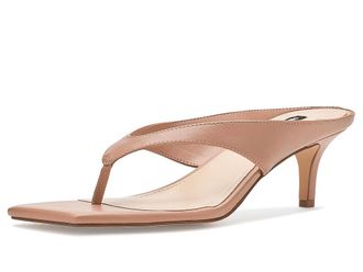 Nine West Olanna Womens Dress Sandals Light Natural : 9.5 M, Faux Leather