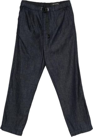 White Sand Dark Grey Solid Pant