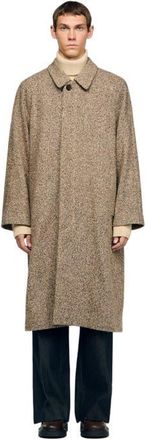 Sandro Oversized wool coat in Brown at Nordstrom, Size Medium