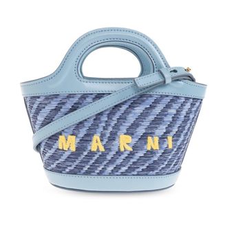 Marni Handbags, female, Blue, Size: ONE SIZE Tropicalia Micro Handbag