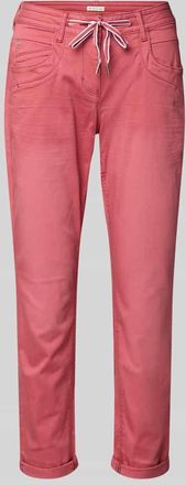 Tom Tailor Relaxed Fit 7/8 Hose aus Baumwoll-Mix in Pink, Gr&ouml;&szlig;e 34/28