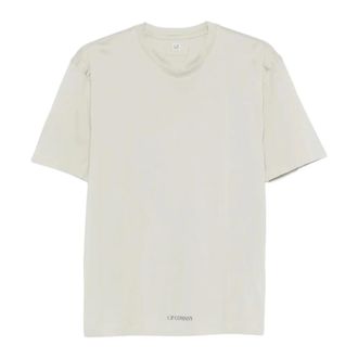 C.P. Company Microdream Short Sleeve T-Shirt - male - C.P. Company - T-Shirts - Beige - XL - Tops