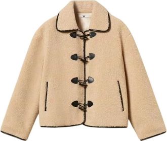 Twinset Caban - Dames - Jassen - Beige - XS - Leer - Jassen