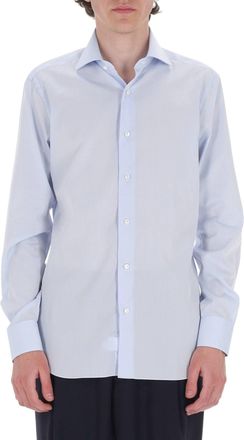 Barba Black Label Cotton Poplin Casual Shirt