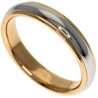 Tiffany & Co. Yellow Gold (18K) Platinum 950 Band Ring (Pre-Owned)