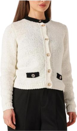 Twinset Stijlvolle Witte Top Must-Have - Dames - Vesten - Wit - M - Truien & Vesten