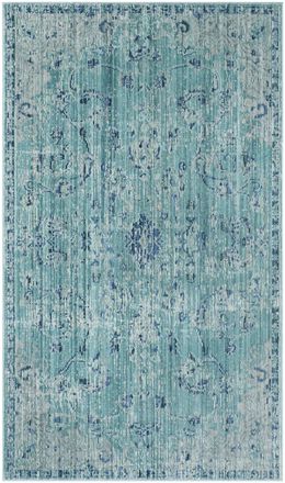 Safavieh Alfombra poli&eacute;ster blu/multicolore 91 x 152 cm