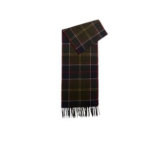 Barbour Galingale Tartan Sjaal - Heren - Accessoires - Groen - Maat: ONE Size Acryl