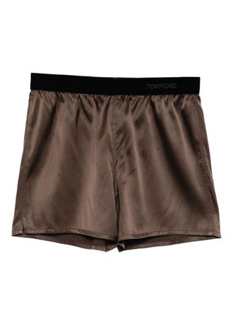 Tom Ford Womens Silk Pajama Shorts