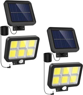 OEM Luces Solares Con Sensor De Movimiento - Negras
